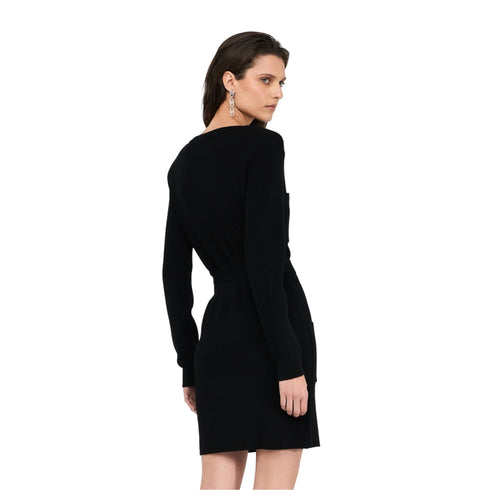 Liu Jo Abito mini Abito Donna in maglia con spalline imbottite e bottoni S - Francavilla Moda